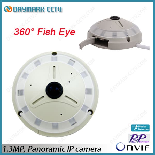 1-3MP Fish Eye IP Camera 360degree Panoramic
